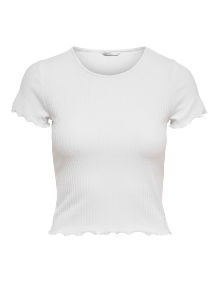 T-shirt femme Only blanc casual
