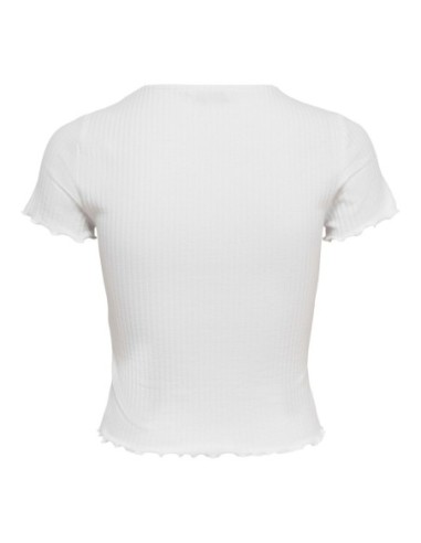 T-shirt femme Only blanc casual