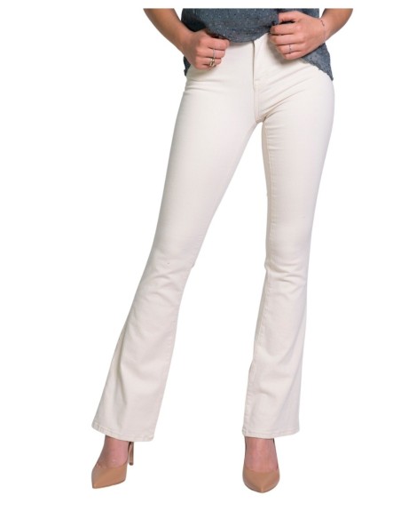 Jeans femme Only blanc slim