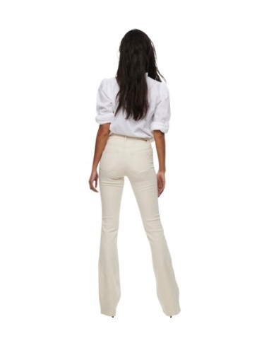 Jeans femme Only blanc slim