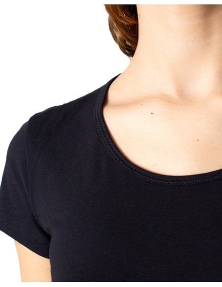 T-shirt femme Only noir manches courtes