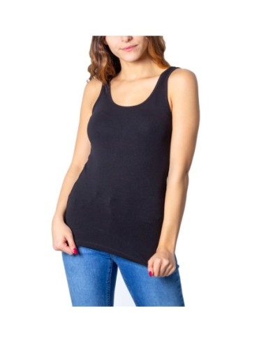 Débardeur femme Only noir coton