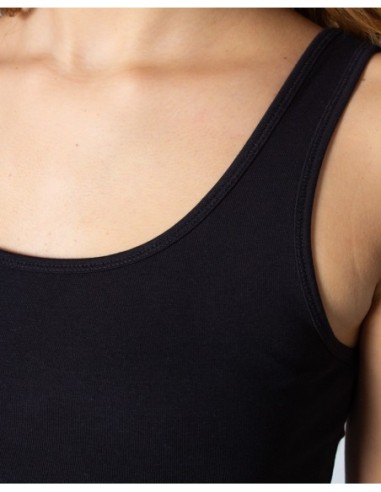 Débardeur femme Only noir coton