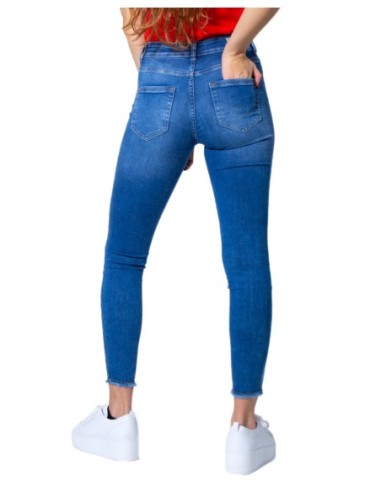 Jeans femme Only bleu coupe moderne