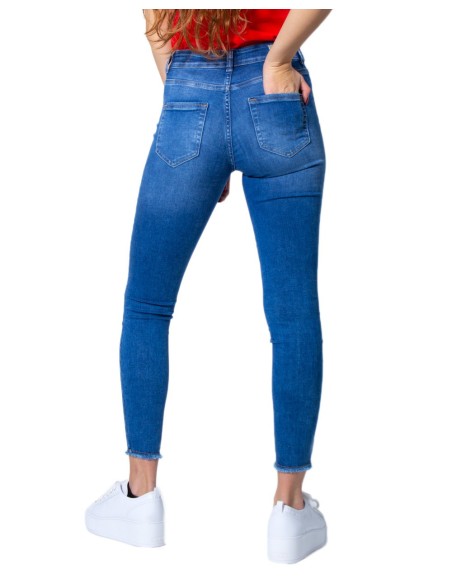 Jeans femme Only bleu coupe moderne