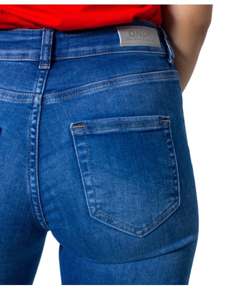 Jeans femme Only bleu coupe moderne