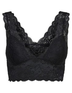 Top femme Only noir sans manches