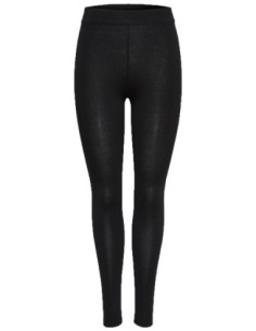 Legging femme Only noir coton stretch