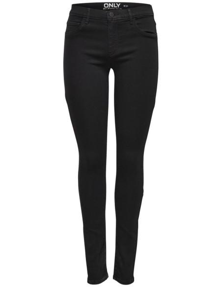 Jeans femme Only noir coupe classique