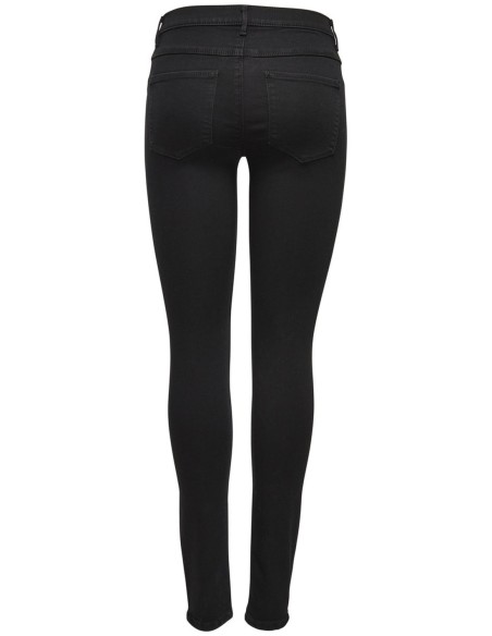 Jeans femme Only noir coupe classique