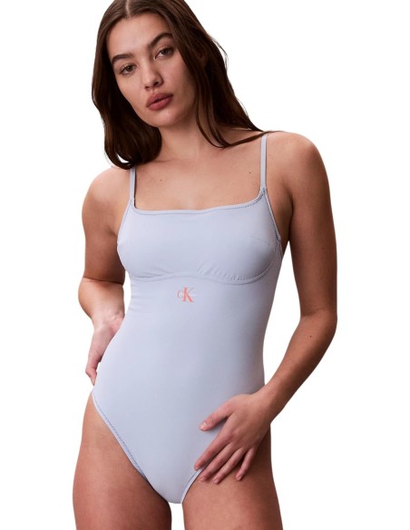 Maillot de bain femme Calvin Klein bleu azur