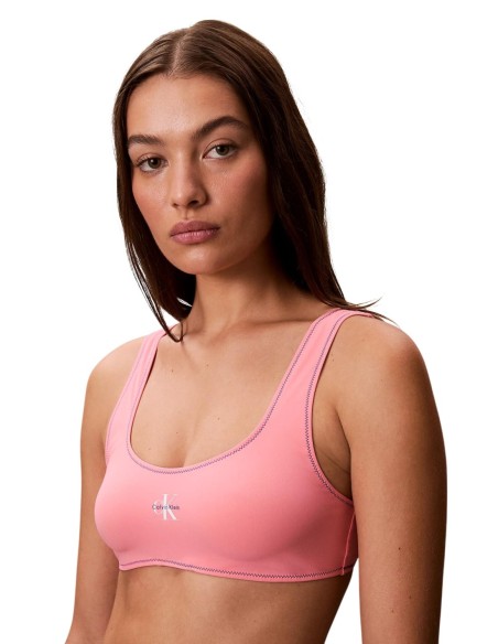 Maillot de bain femme Calvin Klein rose
