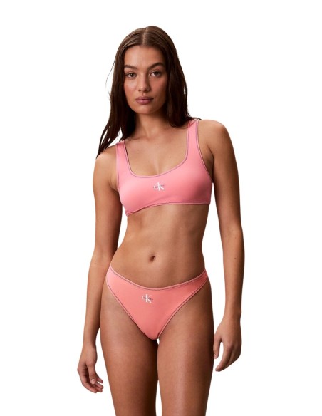 Maillot de bain femme Calvin Klein rose