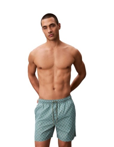 Maillot de bain homme Calvin Klein vert printed energy