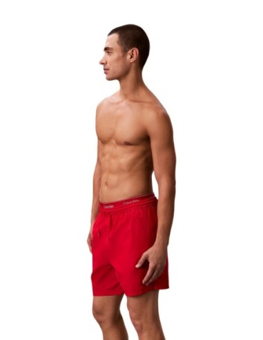 Maillot de bain homme Calvin Klein rouge
