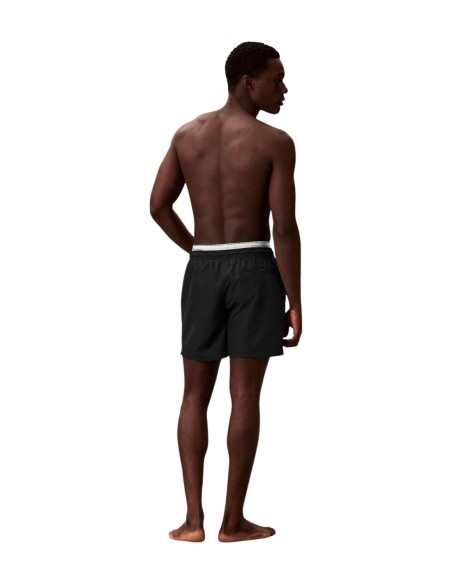 Maillot de bain homme Calvin Klein noir drawstring essential