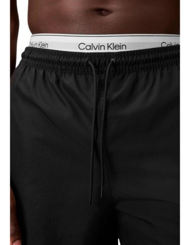 Maillot de bain homme Calvin Klein noir drawstring essential