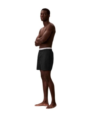 Maillot de bain homme Calvin Klein noir drawstring essential
