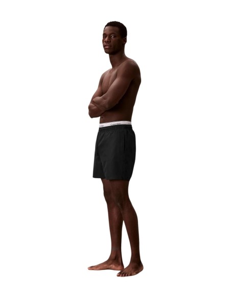 Maillot de bain homme Calvin Klein noir drawstring essential