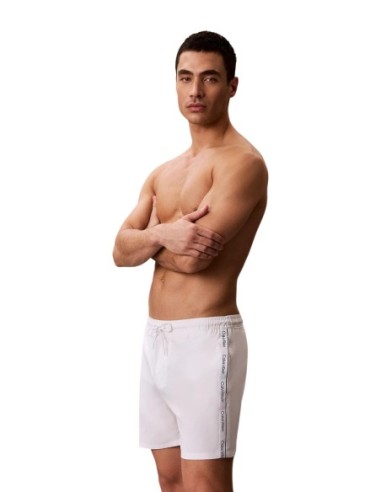 Maillot de bain homme Calvin Klein blanc