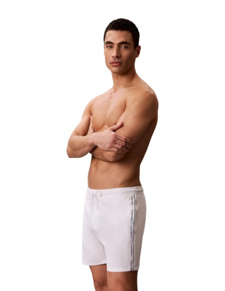 Maillot de bain homme Calvin Klein blanc