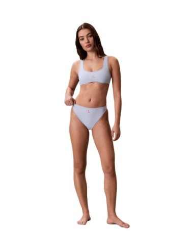 Bikini femme Calvin Klein bleu azur