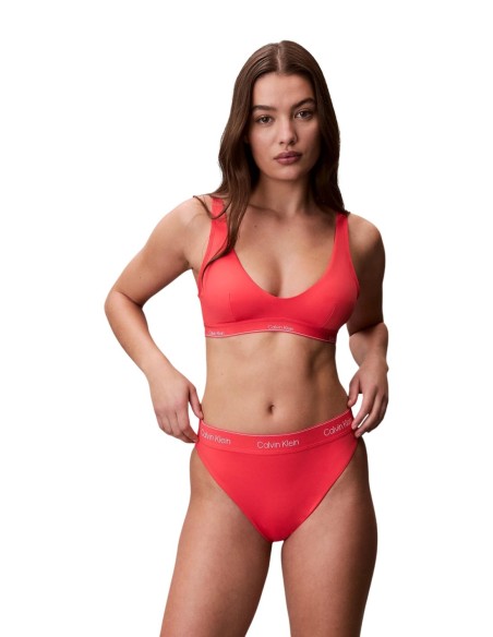 Maillot de bain femme Calvin Klein orange