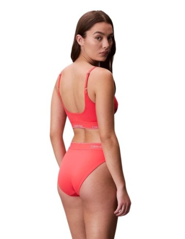 Maillot de bain femme Calvin Klein orange