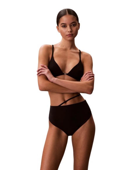 Bas de maillot femme Calvin Klein noir