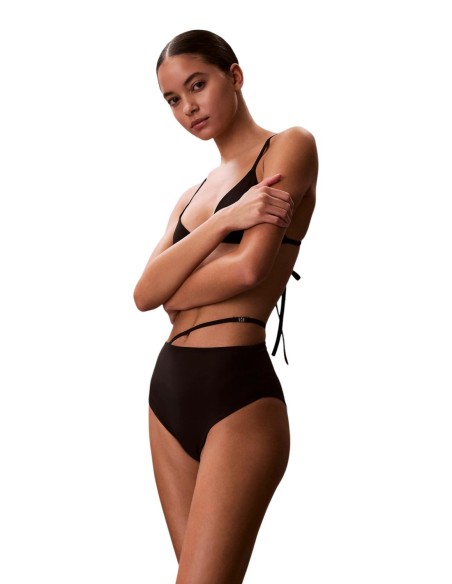 Bas de maillot femme Calvin Klein noir