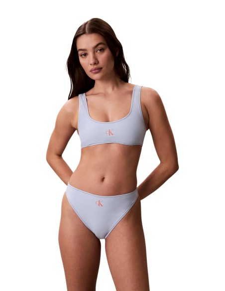 Maillot de bain femme Calvin Klein bleu