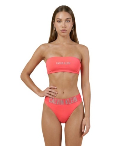 Maillot de bain femme Calvin Klein orange