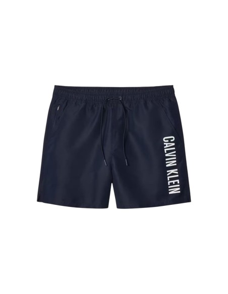 Maillot de bain homme Calvin Klein bleu imprimé
