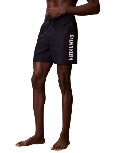 Maillot de bain homme Calvin Klein bleu imprimé