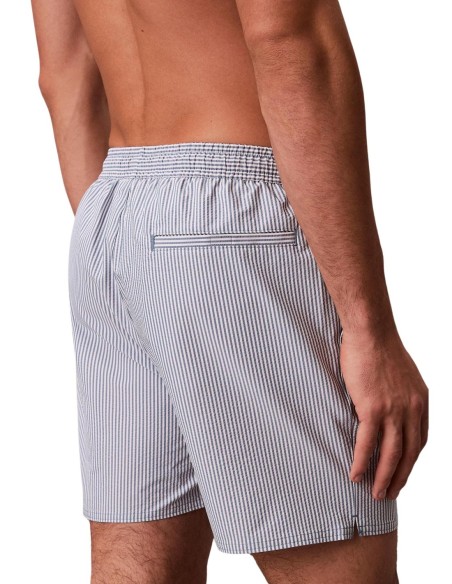 Maillot de bain homme Calvin Klein bleu rayé