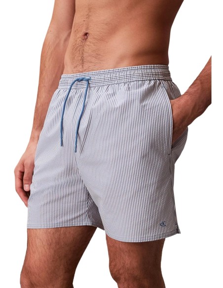 Maillot de bain homme Calvin Klein bleu rayé