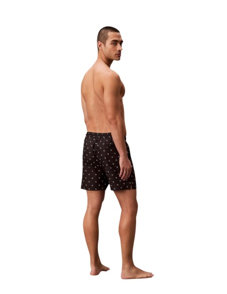 Maillot de bain homme Calvin Klein gris imprimé