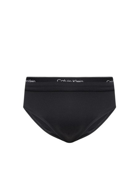 Slip de bain homme Calvin Klein noir double ceinture