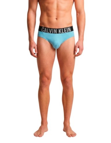 Slip de bain homme Calvin Klein bleu azur