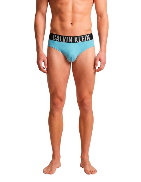 Slip de bain homme Calvin Klein bleu azur