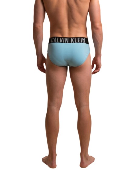 Slip de bain homme Calvin Klein bleu azur