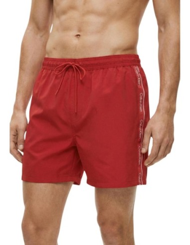 Maillot de bain homme Calvin Klein rouge