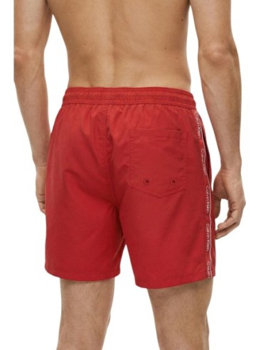 Maillot de bain homme Calvin Klein rouge