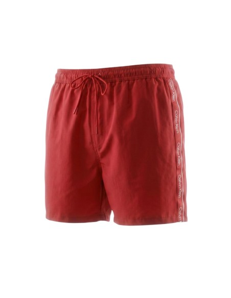 Maillot de bain homme Calvin Klein rouge drawstring core