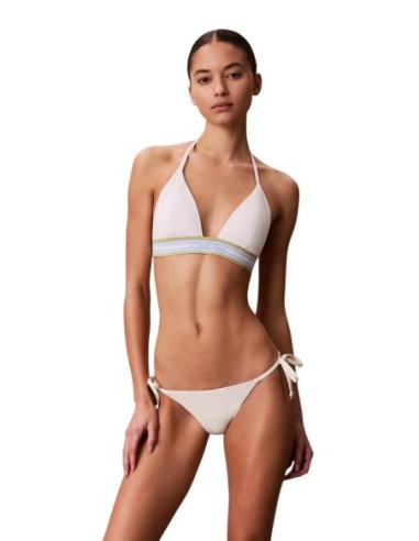 Maillot de bain femme Calvin Klein blanc