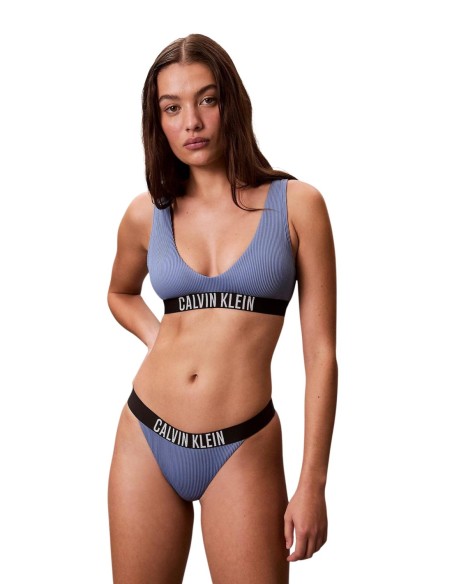 Maillot de bain femme Calvin Klein bleu