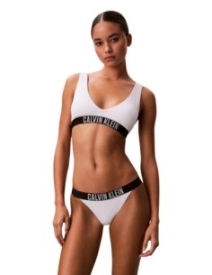 Maillot de bain femme Calvin Klein blanc
