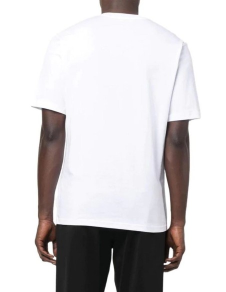 T-shirt homme Moschino blanc imprimé