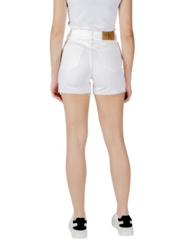 Short femme Calvin Klein blanc