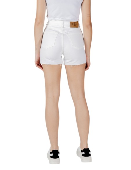 Short femme Calvin Klein blanc